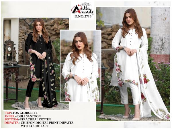 Atta Trendz 2716 Festive Wear Top And Pant With Dupatta